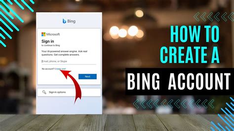 create a bing account personal.